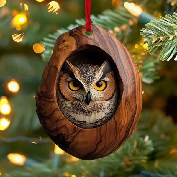 Ornamento de Natal personalizado com formato de animal