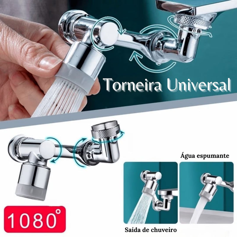 Torneira giratória universal com braço robótico de 1080°  EasyTap 2.0