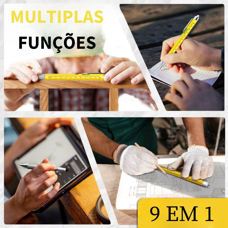 Caneta Multifunção 9 em 1 para Edição e Reparos