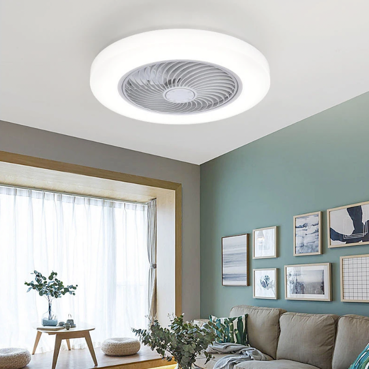 Luminária LED com Ventilador