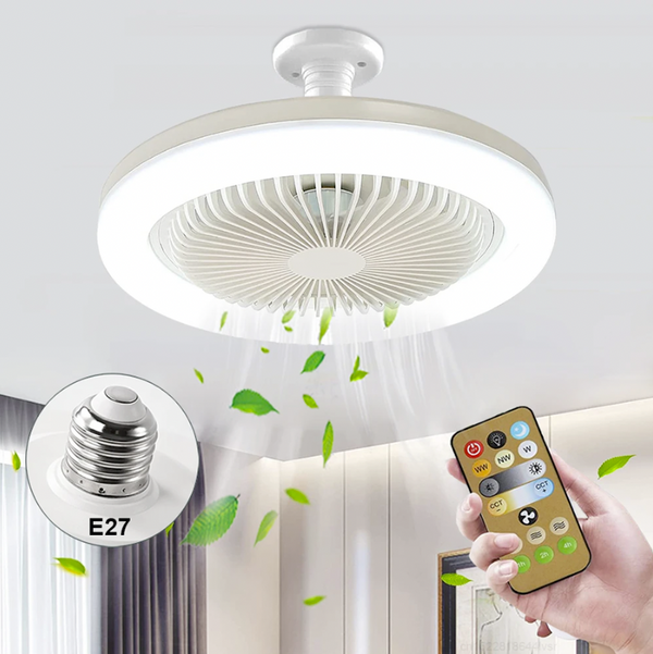 Luminária LED com Ventilador